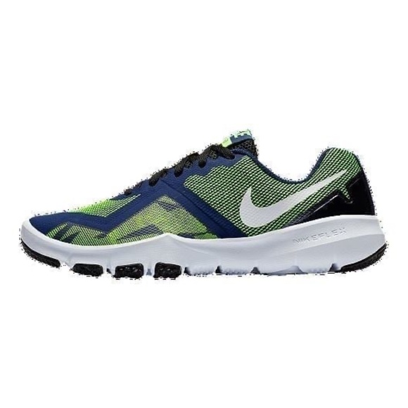 BRAND NEW youth boy girl Nike nike flex control 2 shoes size 4.5Y - Picture 1 of 4